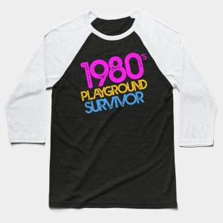 1980's Playground Survivor Baseball T-Shirt